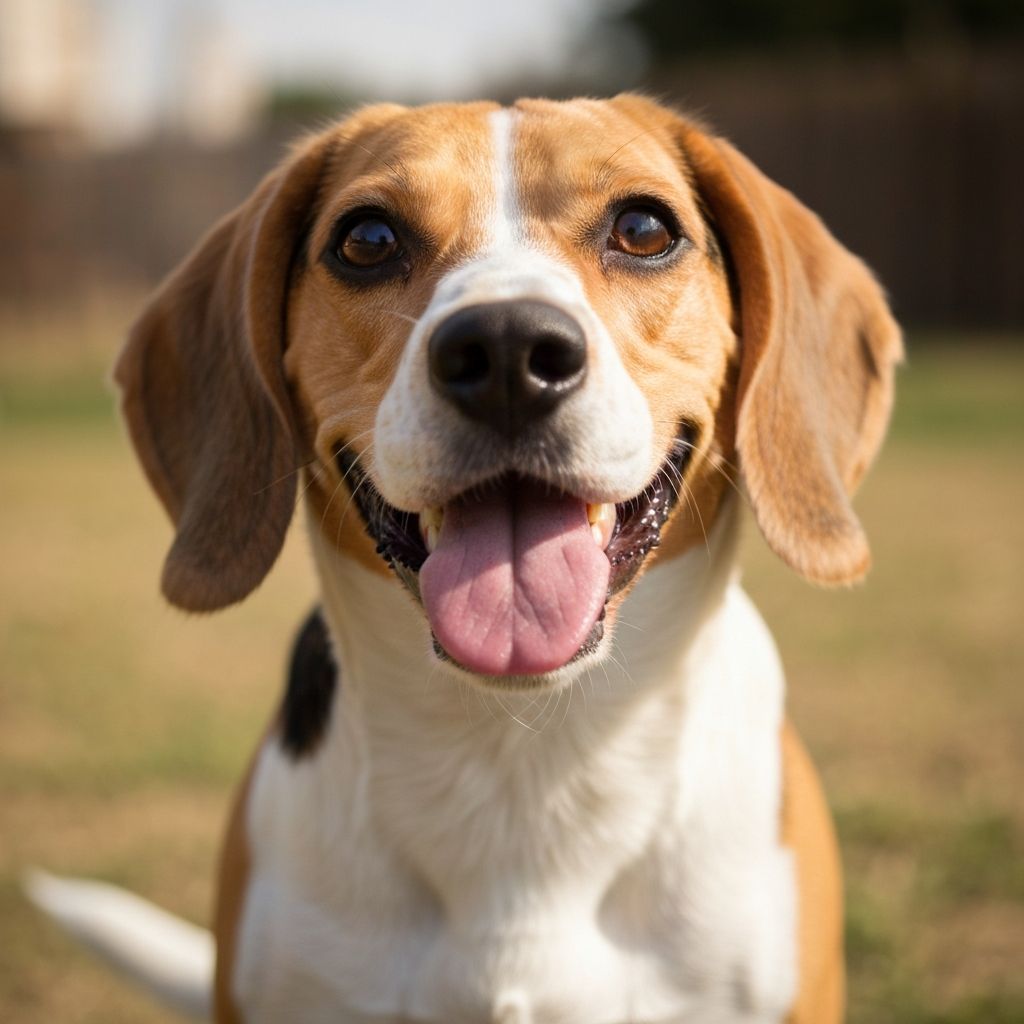 Happy dog receiving care at Carlson Canine Camp