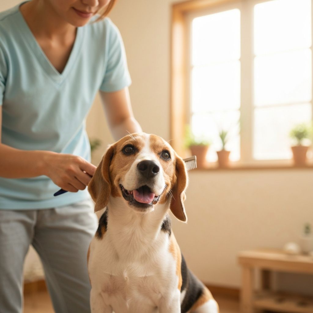 Gentle grooming care at Carlson Canine Camp